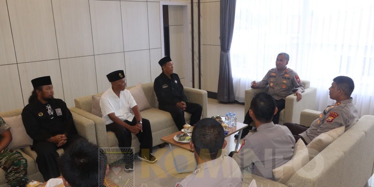 Bersama Puluhan Ketua Cabang dan Sesepuh PSHT, Perwapus Provinsi Bengkulu Gelar Audensi Bersama Kapolda