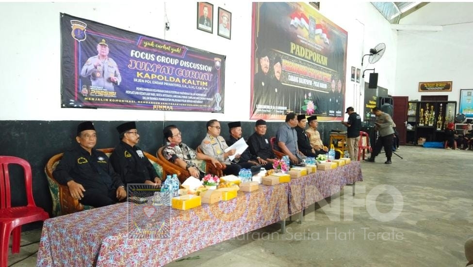 Ciptakan Kamtibmas, Ditbinmas Polda Kaltim Gandeng PSHT Cabang Balikpapan Melalui Jumat Curhat