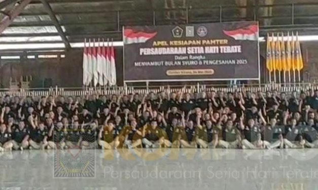 Pamter PSHT Cabang Bojonegoro Gelar Apel Bersama Dalam Rangka Menyambut Bulan Suro 1447H/ 2025