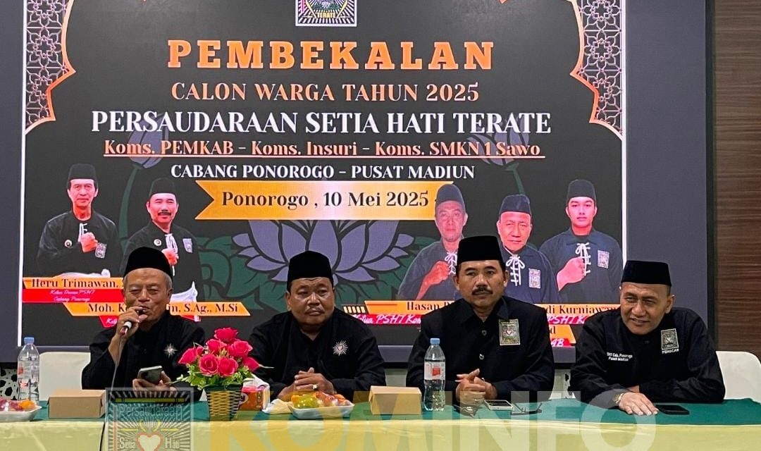 Pendadaran Calon Warga SH Terate 2025 Cabang Ponorogo Digelar Secara Serentak