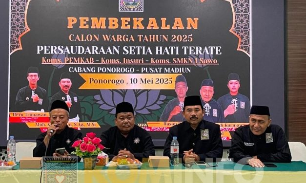 Pendadaran Calon Warga SH Terate 2025 Cabang Ponorogo Digelar Secara Serentak