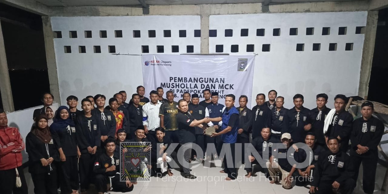 Mendukung Kemajuan Pencak Silat, Astra Otoparts Regional Karawang Bantu Pembangunan Padepokan